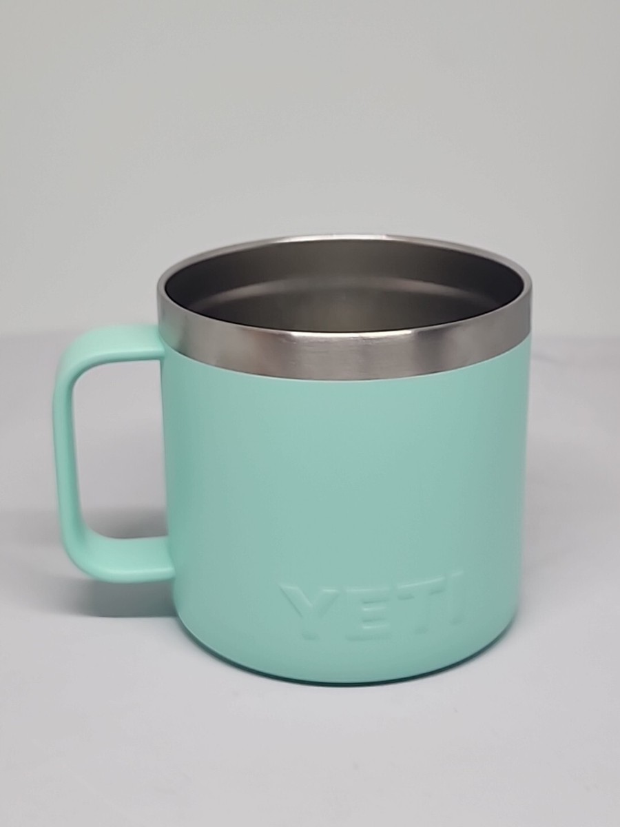 YETI Rambler Mug 14 oz Vacuum Ins. Stainless Steel SEAFOAM green