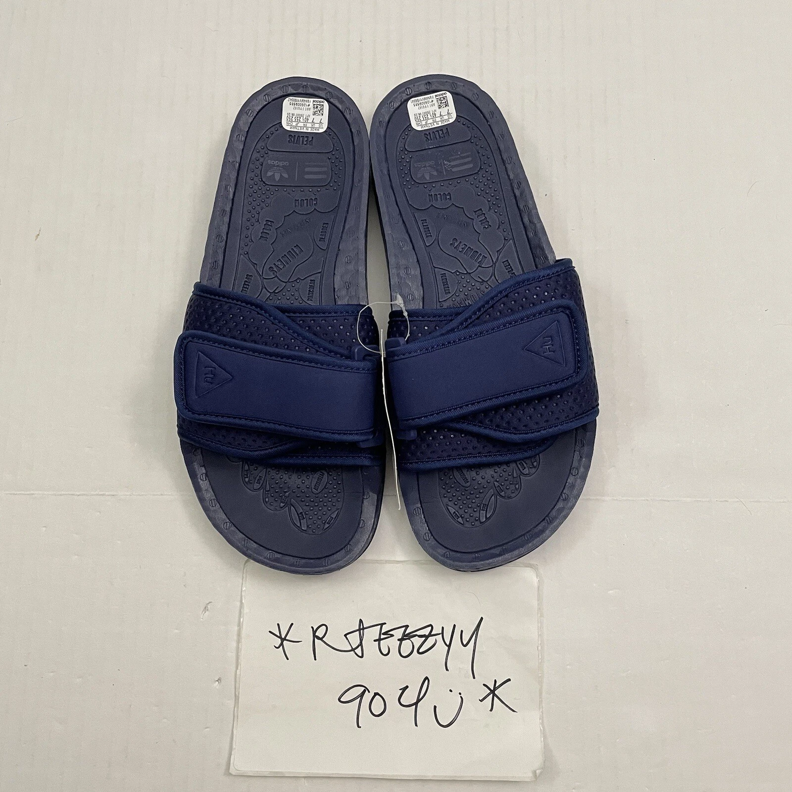 Uomo Taglia 7 Adidas Pharrell Williams Human Race Chancletas Boost Slides FY6142