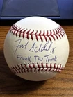 FRANK SCHWINDEL 4 SIGNED AUTOGRAPHED OML BASEBALL!  Cubs, A's!  FRANK THE TANK!