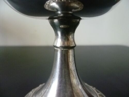 A Vintage Pair of 'Ianthe' 'His & Hers' Silver Plated Wine Goblets - Foto 8 di 8