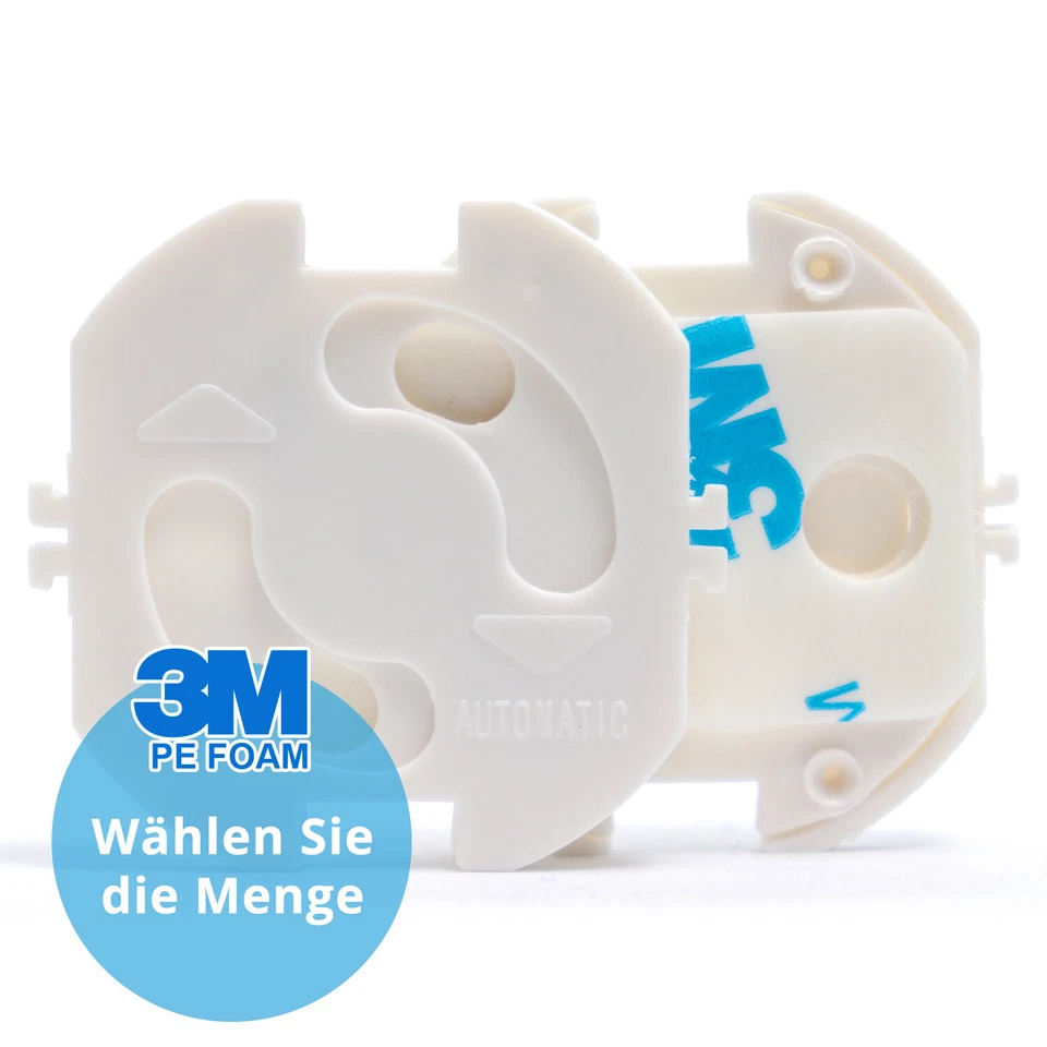 KIDIMAX Kindersicherung Schuko Steckdosen Kinderschutz Steckdosensicherung 10-100 Stück
