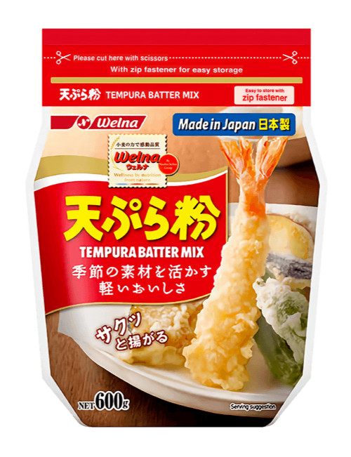 Mezcla de batería Tempura original de NISSIN Japón para camarones, verduras y más, 600 g