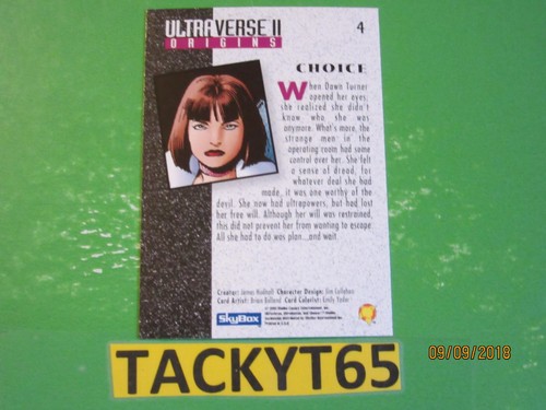 ULTRAVERSE II ORIGINS 1994 SINGLE CARD(S) NEW YOU CHOOSE - Picture 20 of 185