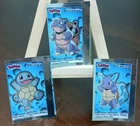 INDIA PRINT NINTENDO POKEMON EVOLUTION STICKER #07, # 8, # 9 SET OF 3 SQUIRTLE