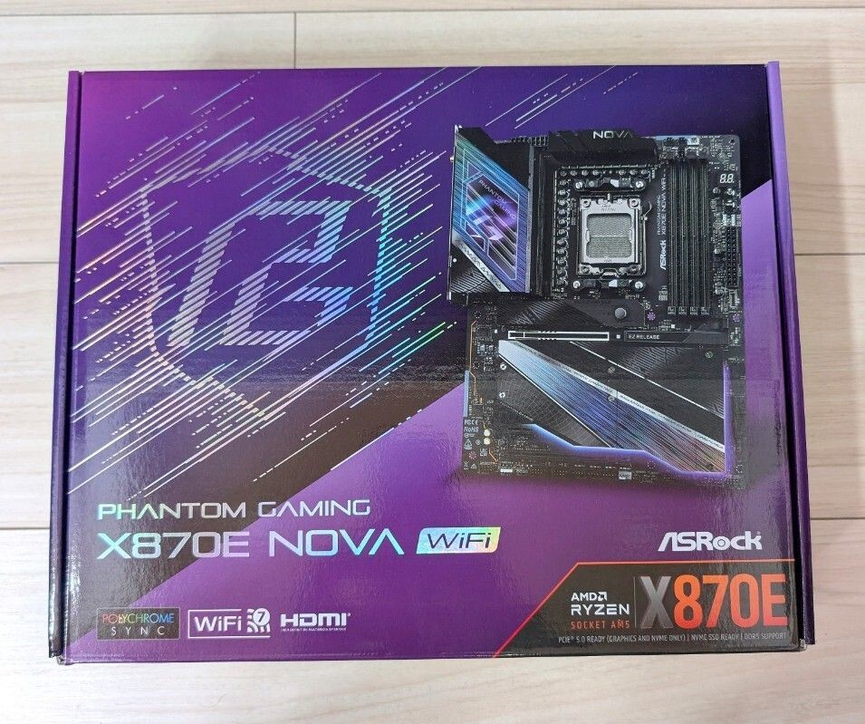 ASRock X870E NOVA WIFI 7 AM5 AMD X870E ATX Motherboard Brand