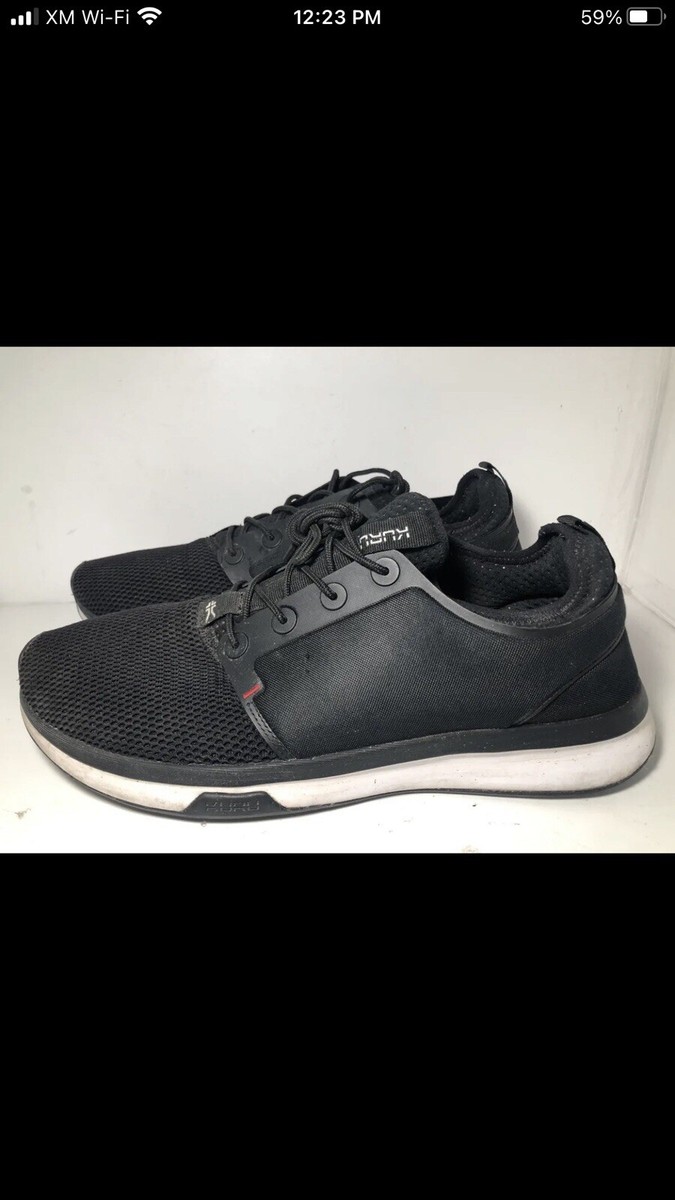 Kuru Atom Black Mesh Athletic Running Comfort Sneakers Shoes 