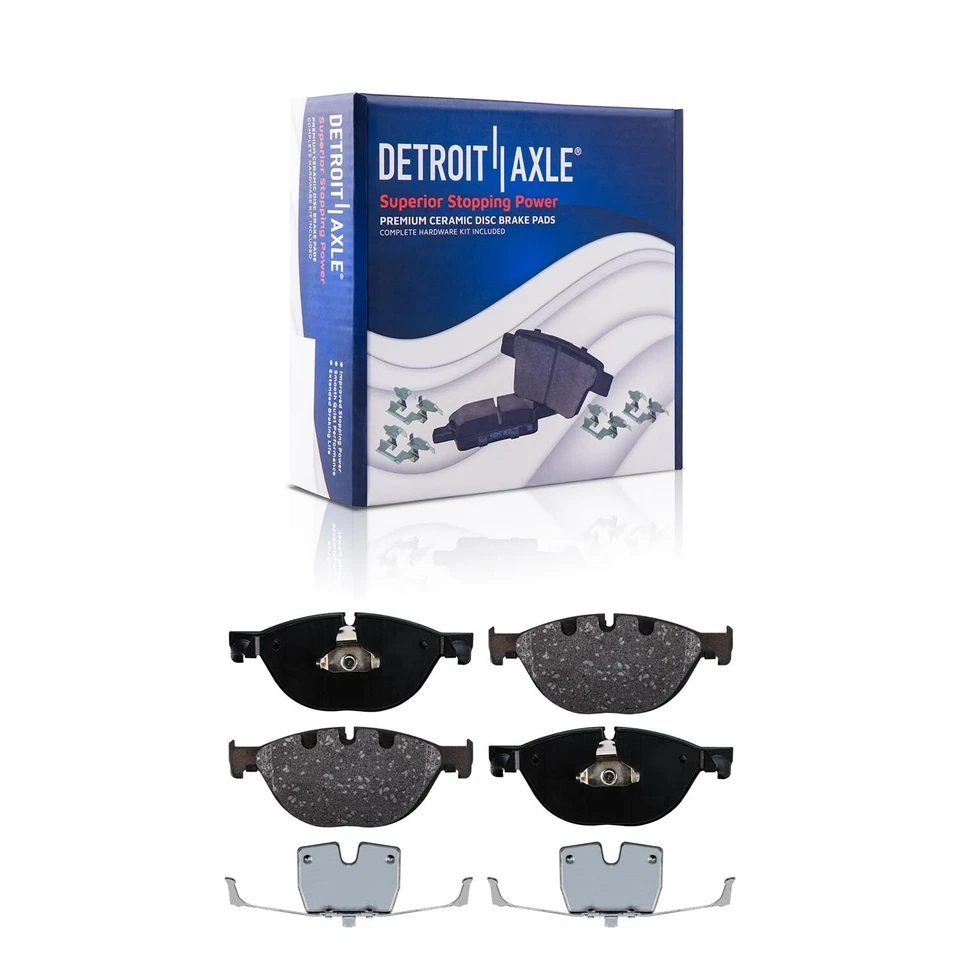 Front Rear Ceramic Brake Pads for BMW 650i 550i 650i Gran Coupe 550i xDrive - Image 3 of 4