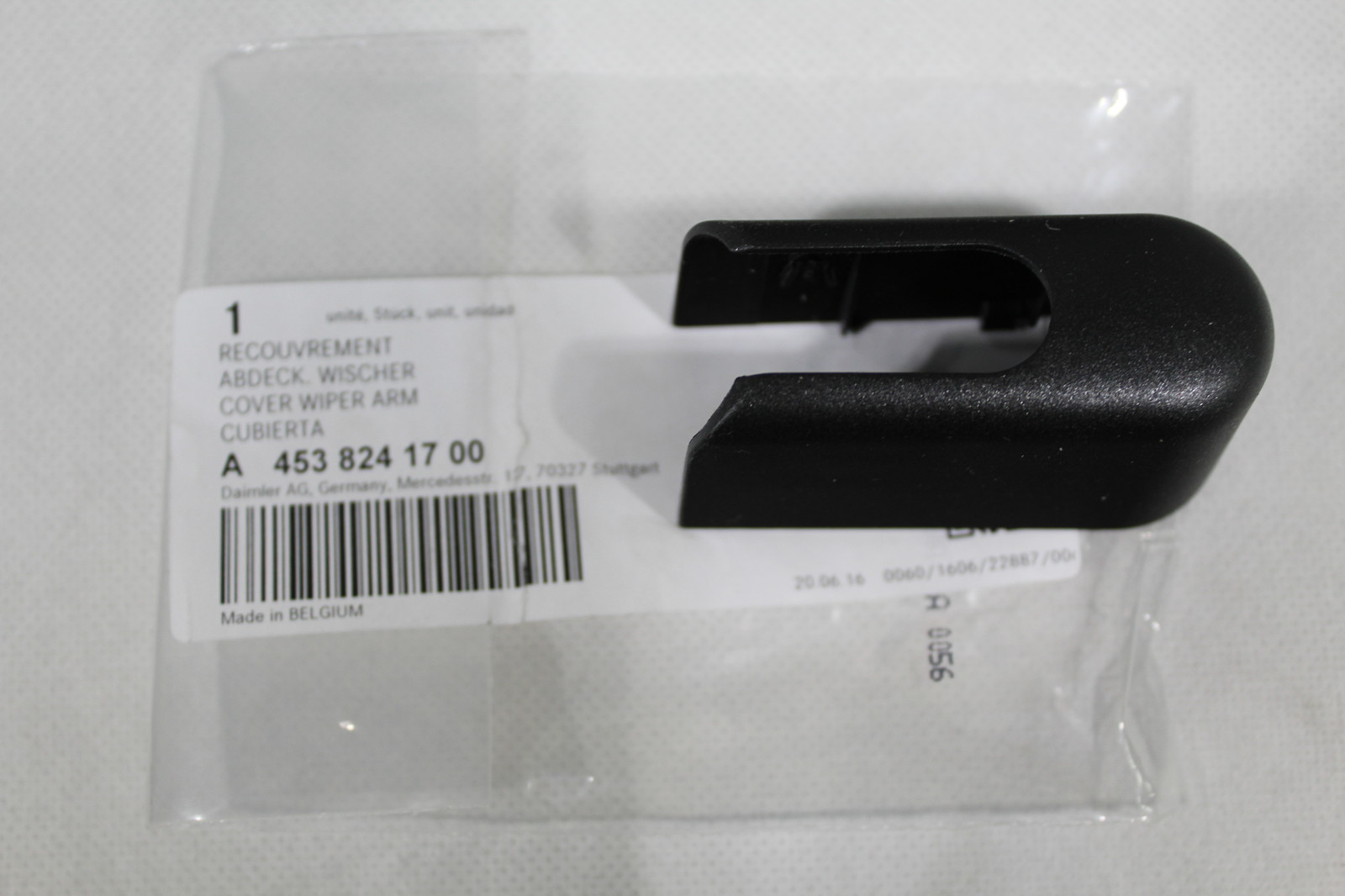 Smart Fortwo Forfour 453 REAR Wiper Arm Black Plastic Cap GENUINE smart-fortwo-forfour-453-rear-wiper-arm-black-plastic-cap-genuine