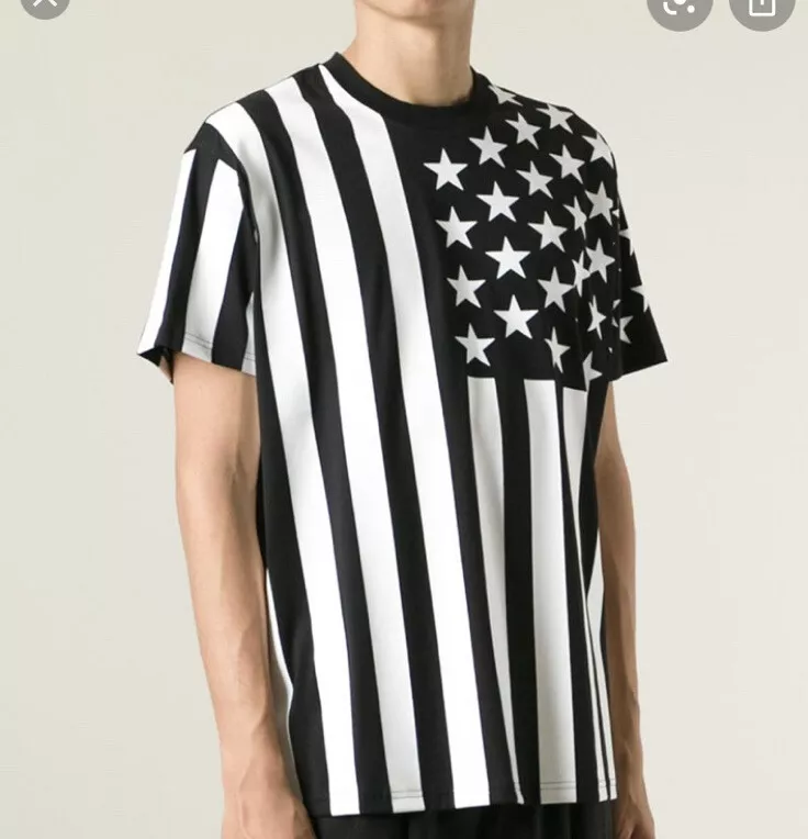 Genuine Givenchy Mens Tshirt Stars And Stripes eBay