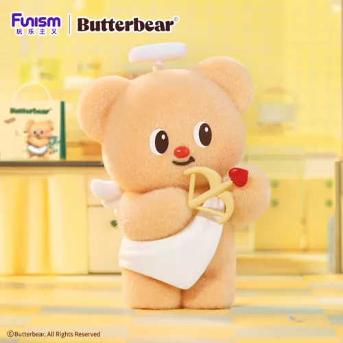 FUNISM Butter Bear Butterbear Business Day Series Blind Box Figura Giocattolo Floccato - Foto 4 di 21
