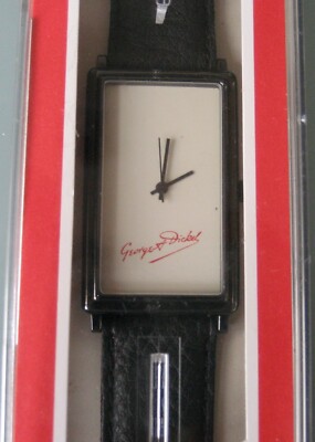 George Dickel Whiskey Whisky Uhr Watch Quartz *nie getragen* Made in Swiss