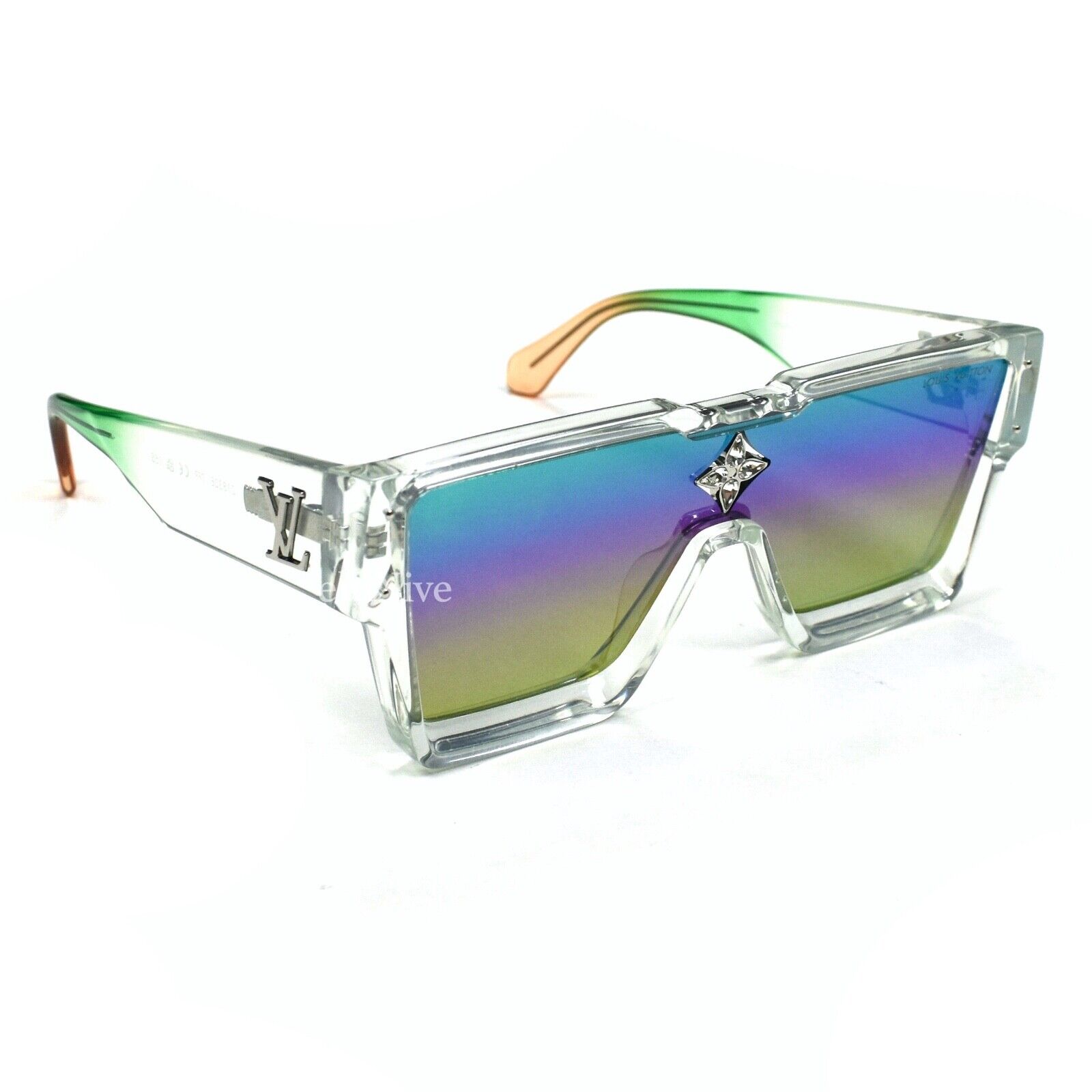 Louis Vuitton - Clear Rainbow Lens Cyclone Sunglasses – eluXive