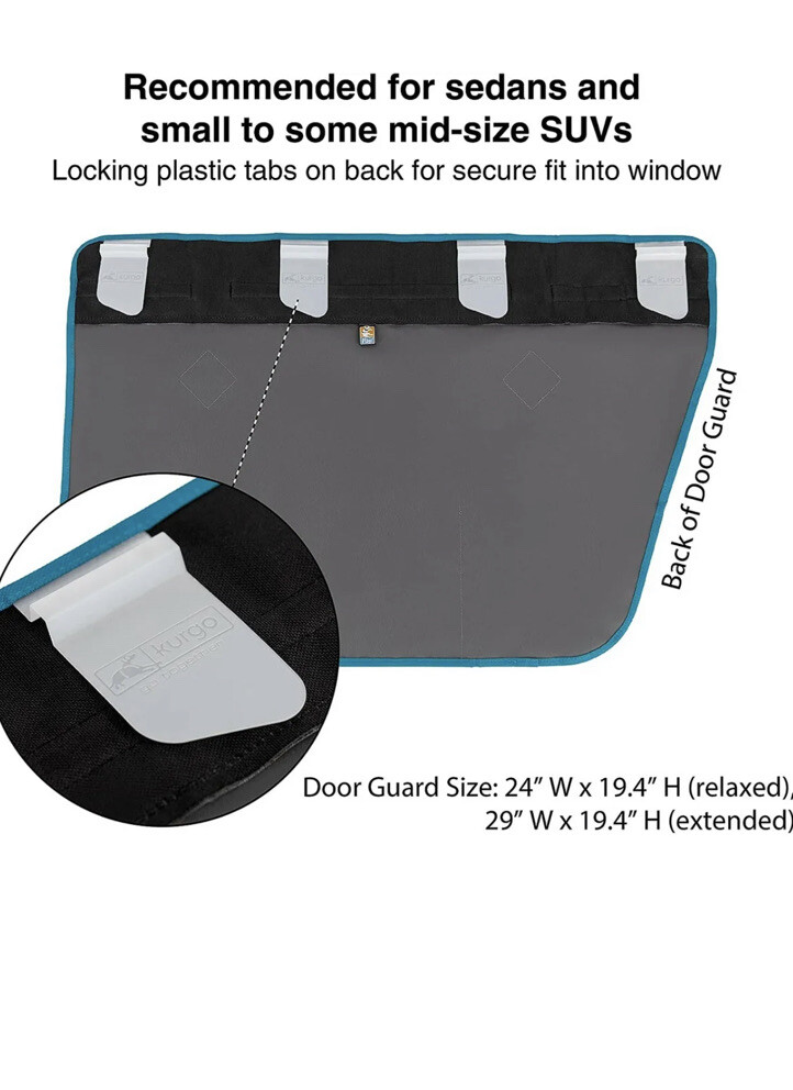 Kurgo Car Door Guard and Shade for Dogs, Scratch Guard/Window Shield