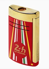 S.T. Dupont MaxiJet Lighter 24H Le Mans, Red/Golden 020090 (20090) New In Box