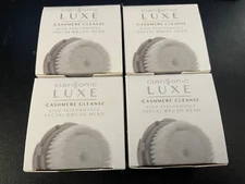 4 Pack Clarisonic LUXE Cashmere Cleanse Replacement Brush Heads Mia2 Aria Plus