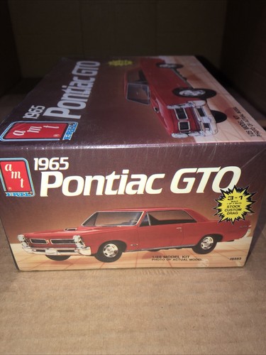 Vintage 1986 Sealed AMT 1965 Pontiac GTO 3 in 1 - 1/25 Factory Sealed NIB - Picture 5 of 6