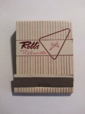 Vintage Matches From Robb's Restaurants West Los Angeles California