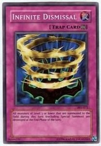 Infinite Dismissal - PSV-072 - Common - 1st Edition x3 - Lightly Played