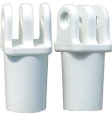 GIUNTO TERMINALE TUBO Ø 20 MM. PER TENDALINO CAPOTTINA BARCA GOMMONE NAUTICA