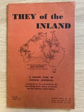 They Of The Inland A Travel Talk Of Central Australia 1959 Royal Flying Doctor