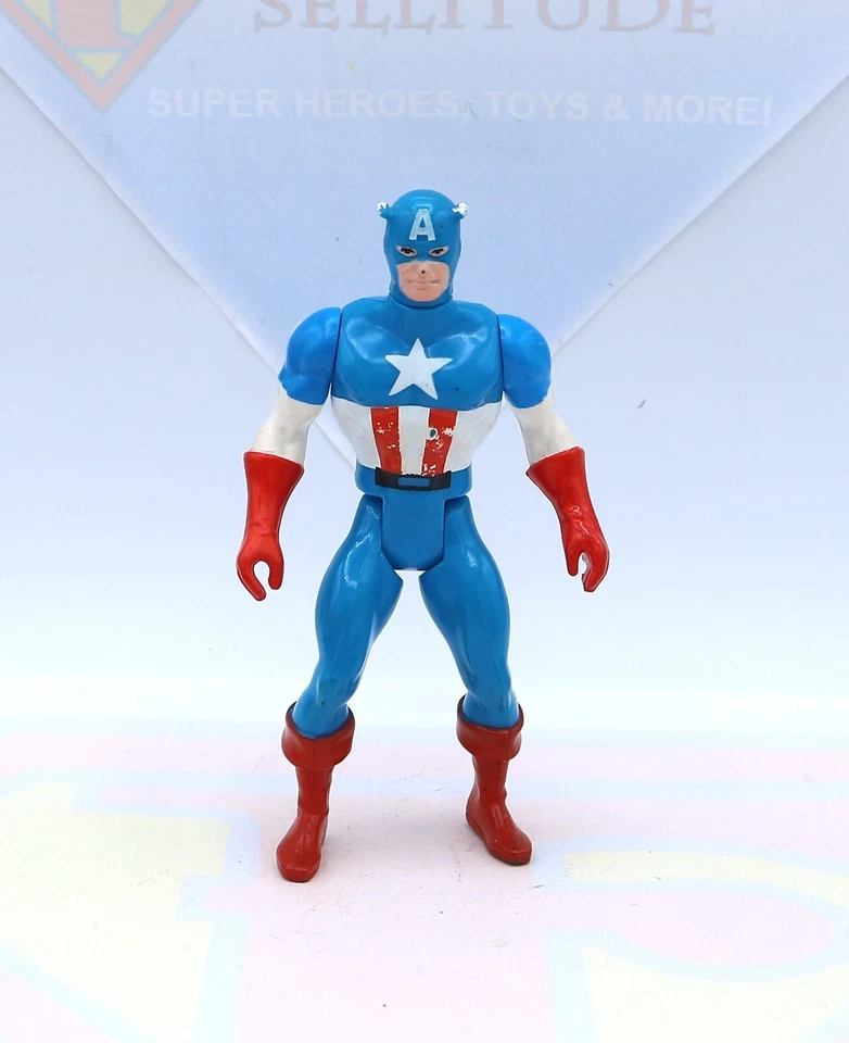 Mattel Secret Wars Captain America w/Shield Vintage 1984 Original Action Figure - Image 2 of 4