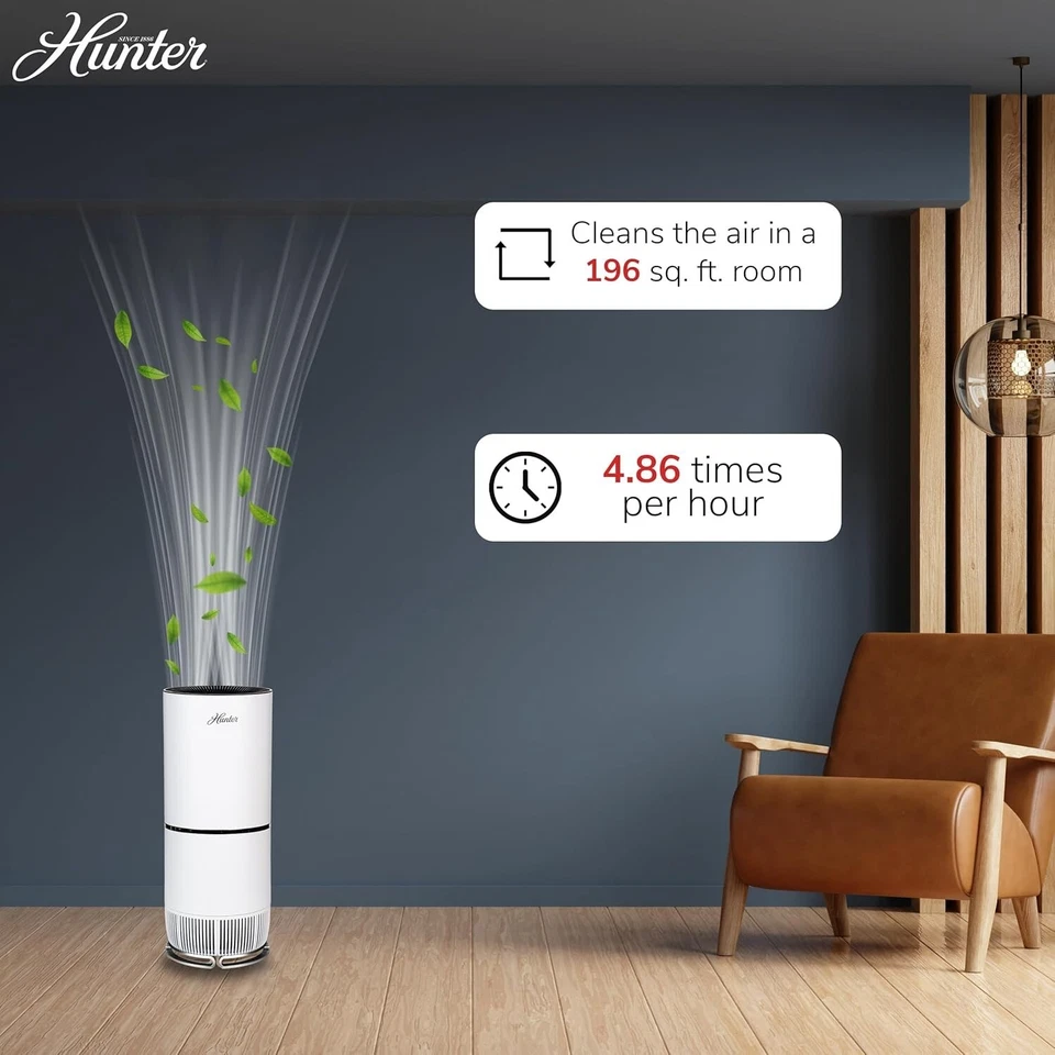 Hunter Fan Company HP670 True HEPA Air Purifier - Image 4 of 4