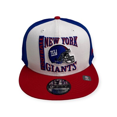New York Giants NFL Sideline New Era 9fifty Snapback blue, white, red hat  cap