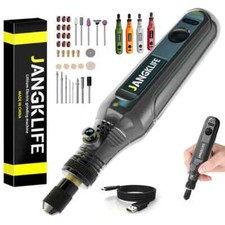 USB Cordless Rotary Tool Kit Woodworking Engraving Pen DIY For Jewelry Metal