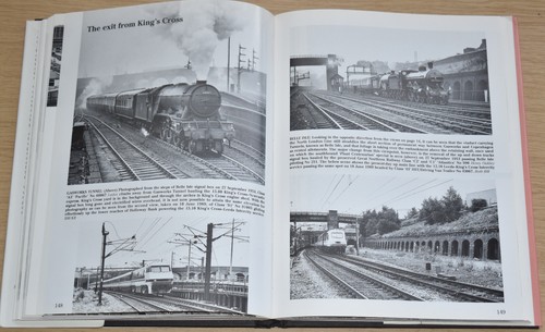 PAST AND PRESENT LONDON Steam Railway History Photographs Then and Now - H/B DJ - Picture 4 of 4