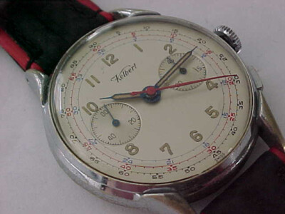 Excellent Kelbert Chronograph 38 MM Just Serviced Outstanding