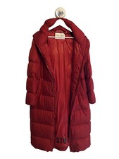 Marco Polo Down Coat. Size 36 (fits Uk8). Pomegranate