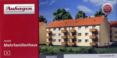 Bausatz Mehrfamilienhaus (AWG-Wohnblock) für Spur N (N-5003)