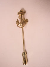 Navy Anchor Vintage Stick Pin marine merchant m130