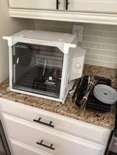 Ronco Compact SHOWTIME PLUS + Rotisserie & BBQ Oven White Model 3000T