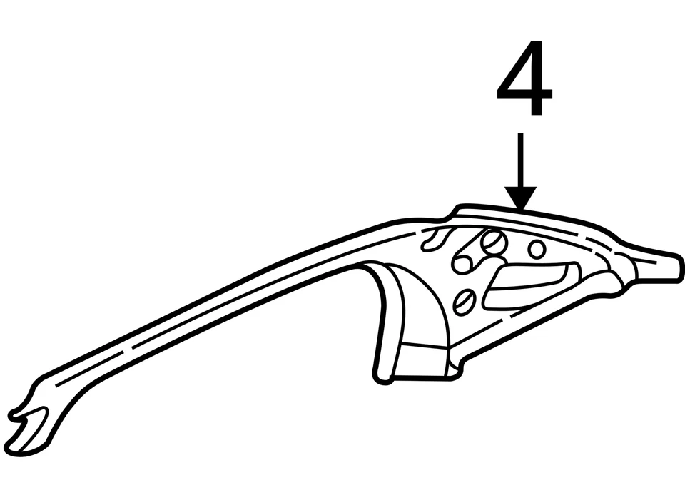 SE ADAPTA A BUICK PARK AVENUE RAIL 1997-2005 ASM RF INR RR SI LH < 25661088 - NUEVO OEM Foto 3 de 3