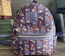 Loungefly Disney Nightmare Before Christmas Mini Backpack Purple 2021