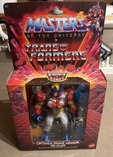 Masters of The Universe MOTU x Transformers Optimus Prime Armor He-Man