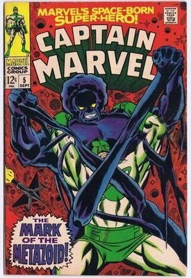 CAPTAIN MARVEL # 5 US Comic 1968