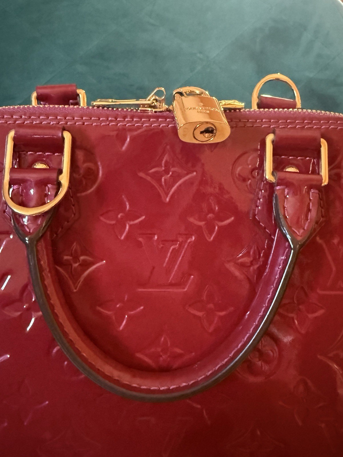 RARE! Louis Vuitton Alma PM Monogram Vernis Handbag - AUTHENTIC! image 6