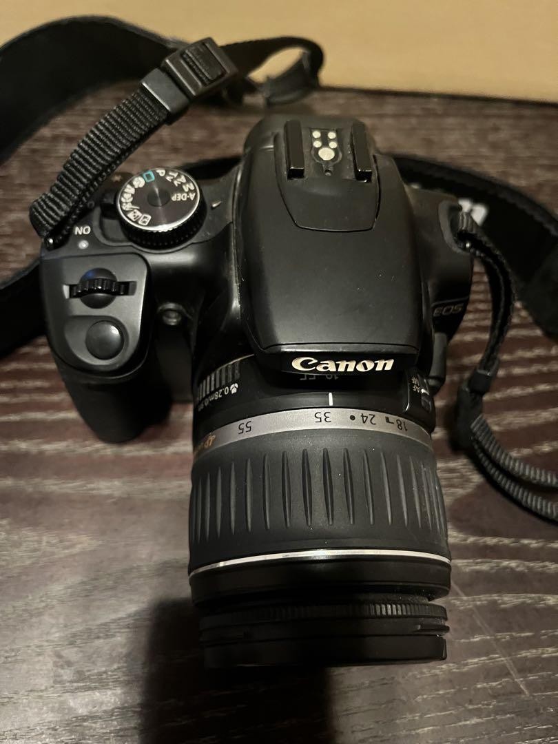 Canon EOS Kiss Digital X DSLR Camera with EF-S 18-55mm Lens