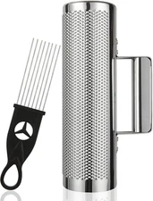 Metal Guiro Instrument 10" X 3"Stainless Steel Guiro Latin Percussion Instrument