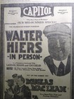 JULY 22, 1923 NEWSPAPER PAGE #2717- WALTER HIERS, AMERICAN ACTOR, LIVE IN PERSON — photo 1