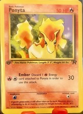 Pokémon Ponyta Team Rocket 64/82 Common Regular 50HP Ember 30 English TCG