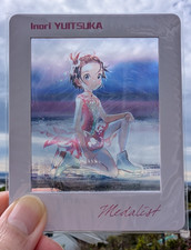 Tarjeta oficial de película transparente Medalist Manga Inori Yuitsuka - Bonus limitado - 8x10 cm