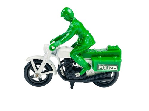 Matchbox Lesney Superfast MB33 Polizei Police Motorcyle and Rider w/K Style Box - Picture 2 of 11