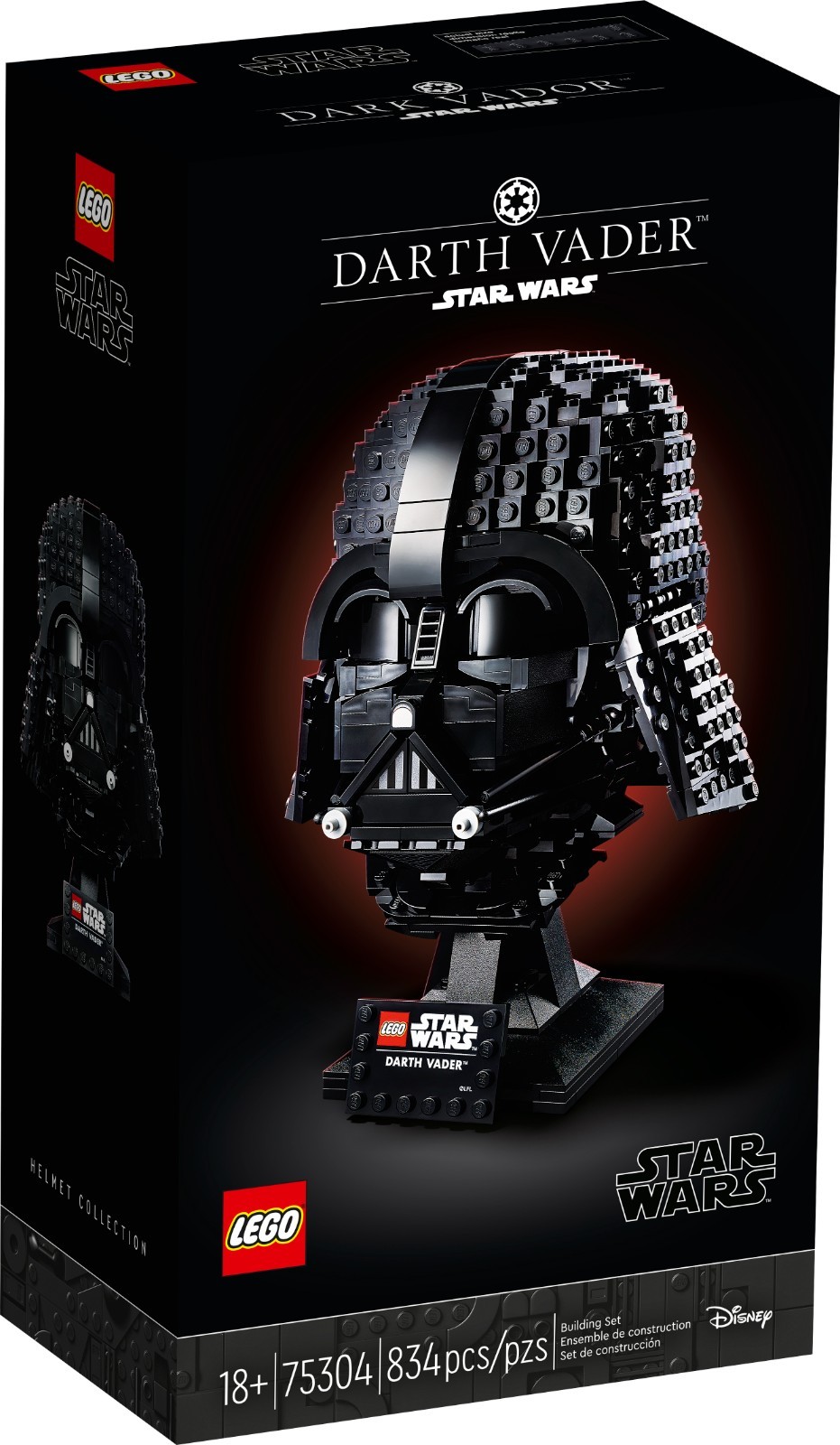 Casco Darth Vader Lego 75304 Star Wars NUOVO SIGILLATO
