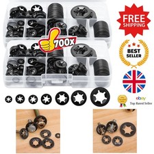 Locking Washers - 700pc Starlock Washer Assortment - Push On Fasteners Kit