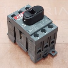 ABB OT16F3 Switch-Disconnector, 3 Pole, 600VAC, 16A, 10HP - USED