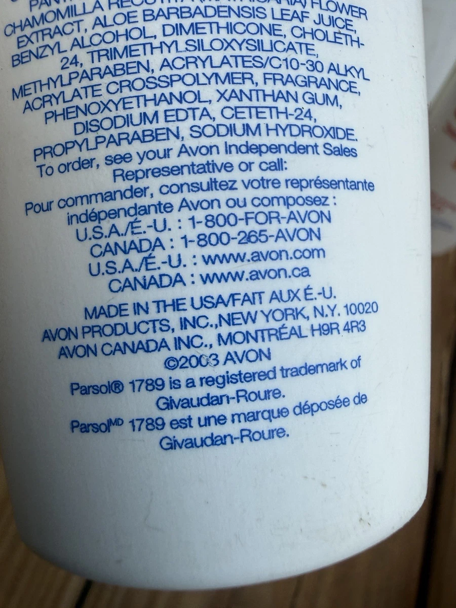 3 Vintage 2003 Avon SUN Sunscreen Lotion SPF/FPS 30 6.7 fl oz Old Stock Prop