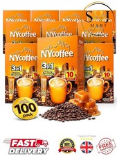 NY Coffee 3 in 1 Salted Caramel 100 Sachets 10x10pk Instant White & Sugar